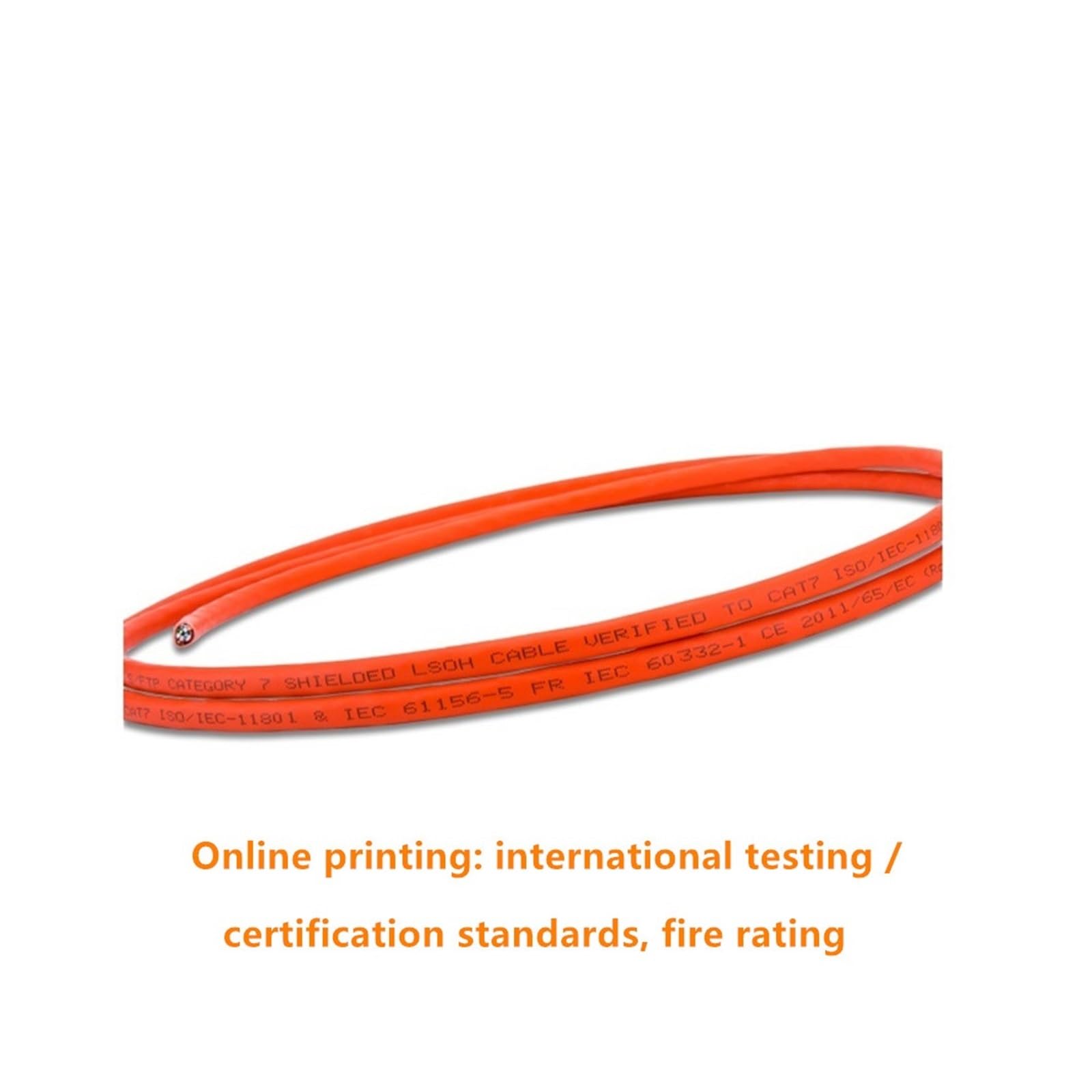 Ethernet Cat7 SFTP Double Shielded Rj 45 Patch Cord AWG23