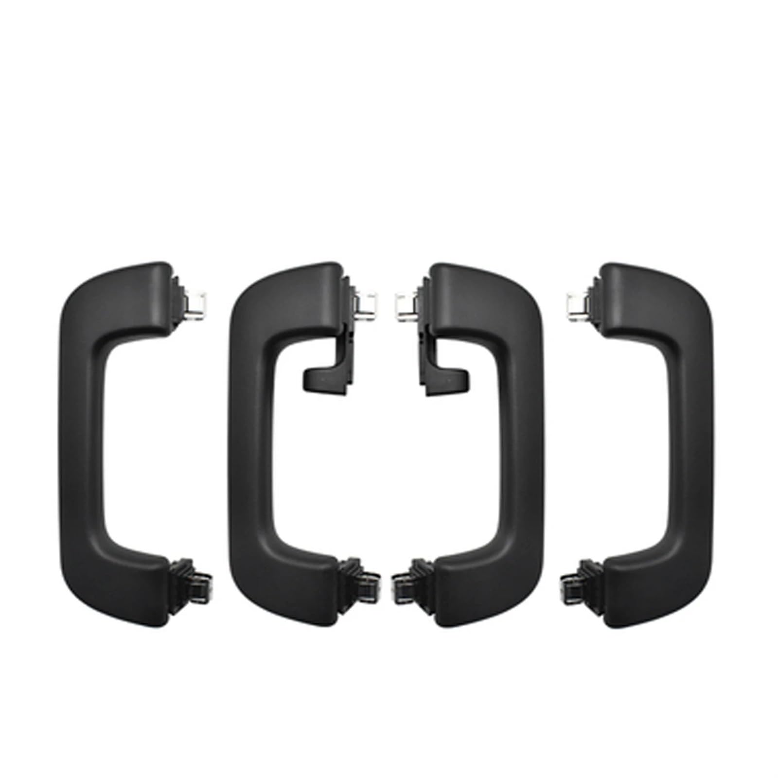 bisch Lot De 4 Poignées Intérieures Avant Arrière Droite Gauche for Toit Compatible avec Audi A4 B8 Allroad S4 A5 Q5 8R A6 C7 Avant S6 A7 8K0857608 8K0857607 (Color : 4 PCS Black)