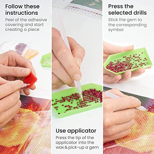 NAIMOER Diamond Painting Kits for Adults, Stitch Diamond Painting Full Drill Diamond Art Kits for Kids Stitch Painting with Diamonds for Home Decor 30x40cm