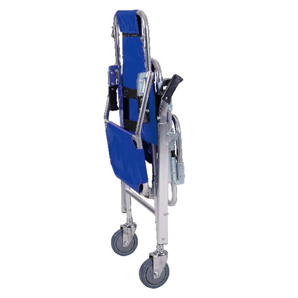Dntum Stair Chair Aluminum Light Folding Ambulance Chair Firefighter Evacuation Lift 2 WheelsTransport Chair