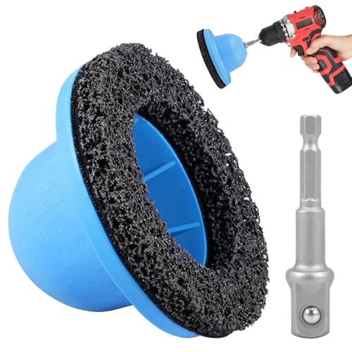Limpiador de bujes - Herramienta para eliminar el óxido del cubo de rueda, con accionamiento de 1/2 pulgadas para remolque, tractor, vehículo, camión