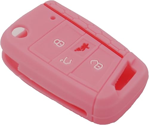 Miniatura 6 de LemSa Paquete de 2 fundas protectoras para llavero de entrada sin llave para VW Volkswagen Golf Alltrack Sportwagen GTI Tiguan Atlas Polo Skoda