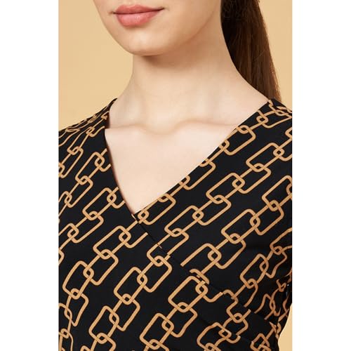 Image of Annabelle Women's Dress | Slim Fit | V Neck | Half Sleeve