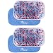 Gel Beads Hot & Cold Compress Pack - 2-Pack - Innovative Reusable Gel Bead Technology Provides Instant Heat or ice Pain Relief, Rehabilitation and Therapy. Includes 2 Packs + 2 Covers