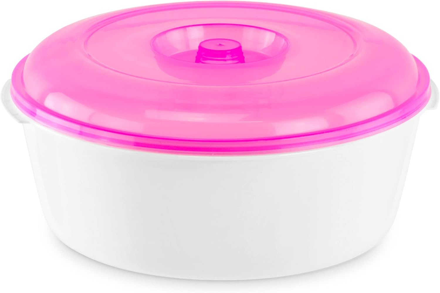 DecorRack Extra Large Food Storage Container with Lid, 7.4 Quarts, Shatterproof, Reusable Mixing Bowl, Dry Food Container, Snack Bowl, Store Leftovers, Ice Cream Bowls in Assorted Colors (4 Bowls)