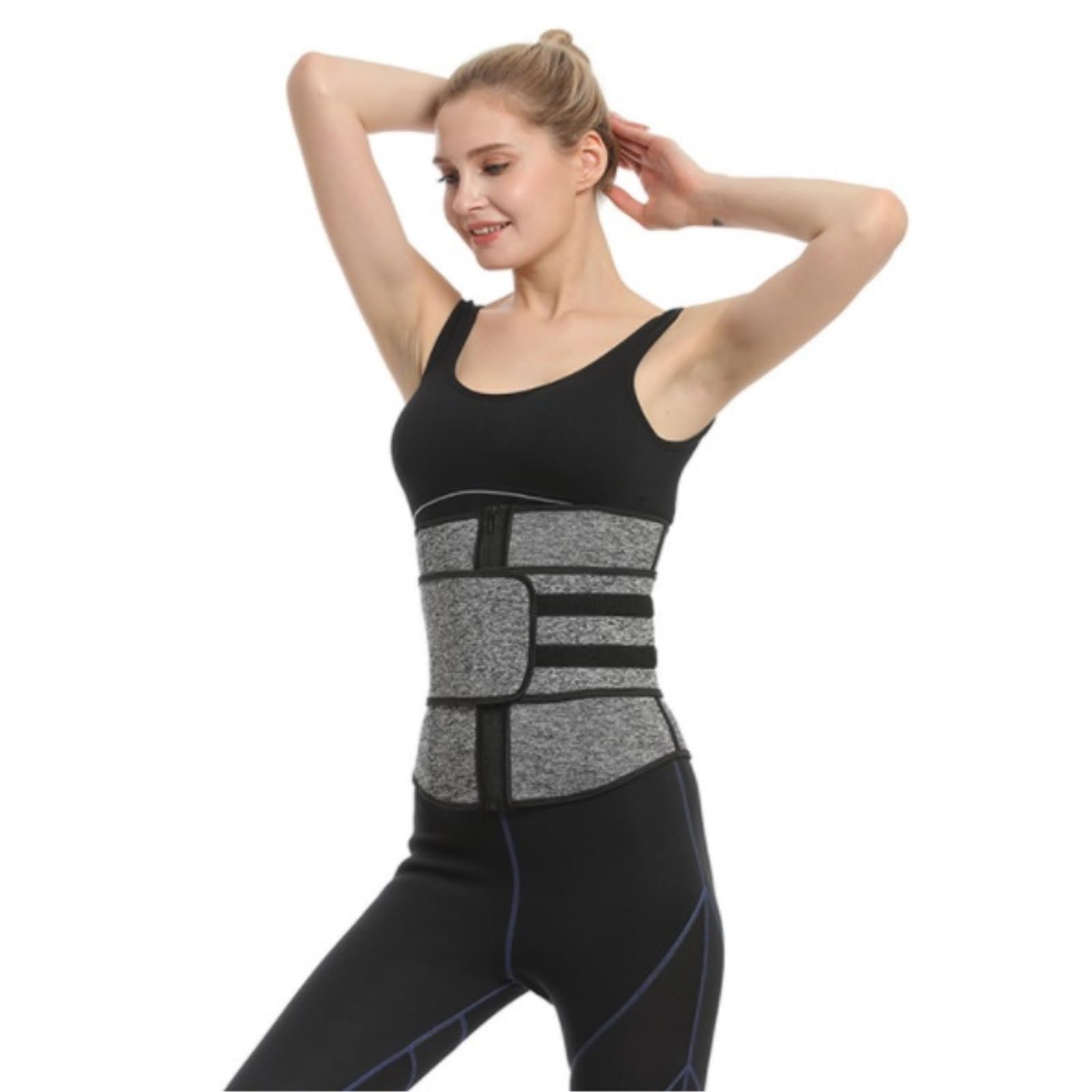 Ceinture de Sudation Ceinture De Sport Amincissante Pour Perte De Poids, Contrôle Du Ventre, Invisible, Modelage Du Corps, Corset D'entraînement Ceinture Abdominale