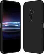 RankOne Coque pour Oppo Reno2 (6.5" inches) Étui en Silicone TPU Souple - Noir