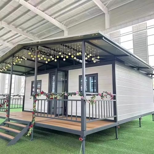 Luxury 20ft 30ft 40ft Small Tiny Foldable Mobile Customizable Home Folding Expandable Portable Steel Structure House Portable Folding Cabin - Image 3