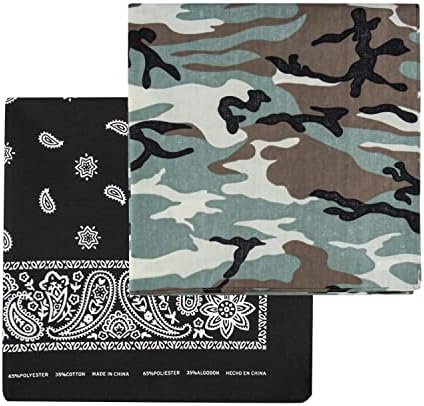 Levi’s All-Gender Multi-Purpose Bandana Gift Set – Headband, Wrap, Face & Neck Coverage