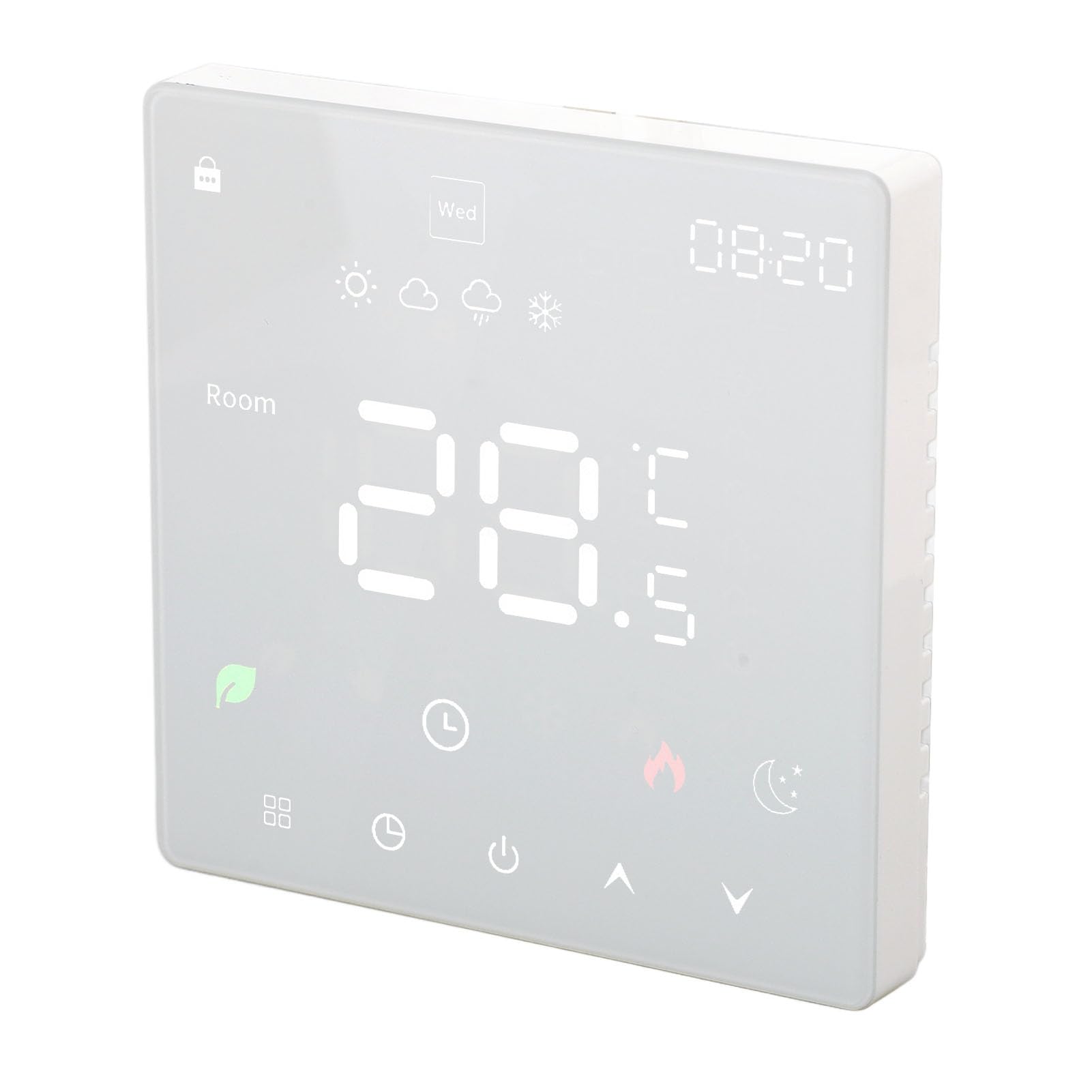 Thermostat intelligent resout les sols froids grace au controle programme WiFi