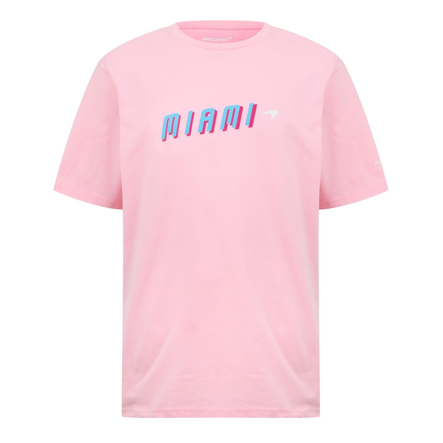 McLaren F1 Men's Miami Neon Graphic T-Shirt-Black/White/Vice Blue/Beetroot Purple/Crystal Rose/Aqua Sky