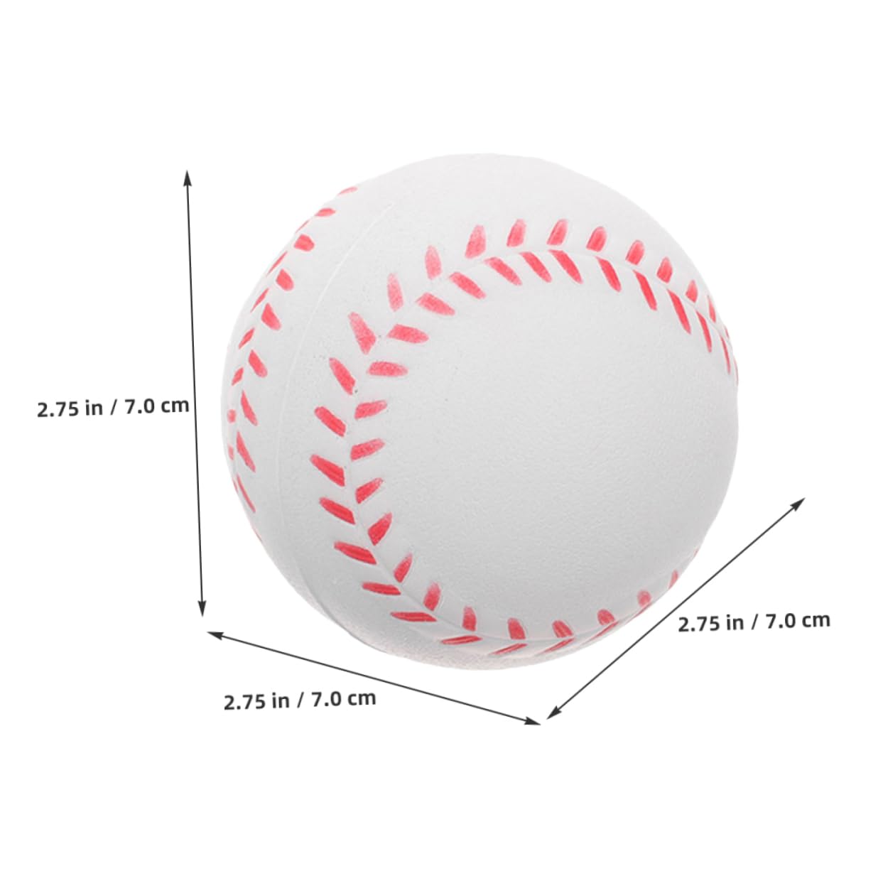 INOOMP 5Pcs PU Foam Baseball Training Set for Soft Practice Balls for Beginners Friendly Design for Youth Baseball Skills Development