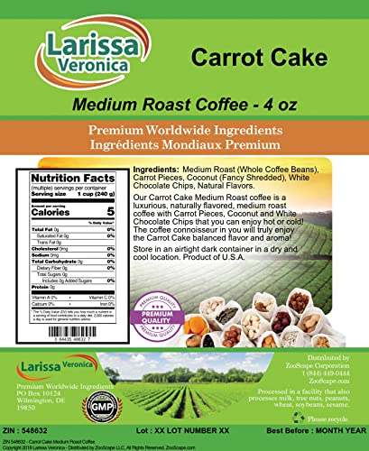Carrot Cake Medium Roast Coffee 4 oz 2 Pack miniatura 2