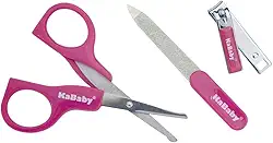 KaBaby Kit Manicure Com Estojo Rosa