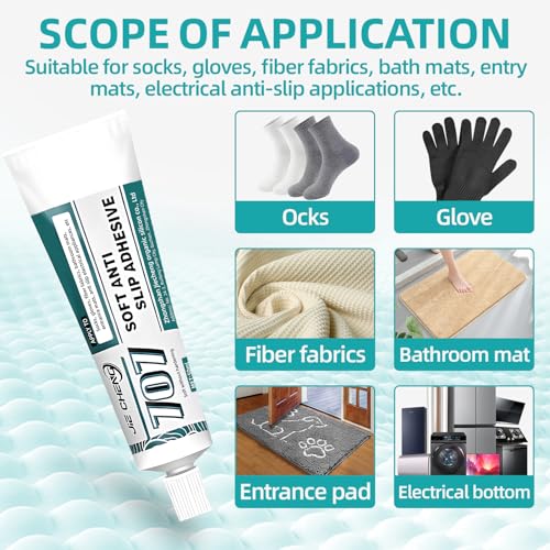 100ml Socken Stopp Anti Rutsch Set,Sock Stop,Sockenstopper Flüssig,Socken stopper flüssigkeit,Antirutsch Kleber für Socken, Sockenstopper für Wollsocken, für Sockenstopper, Kleiderbügel, Teppiche