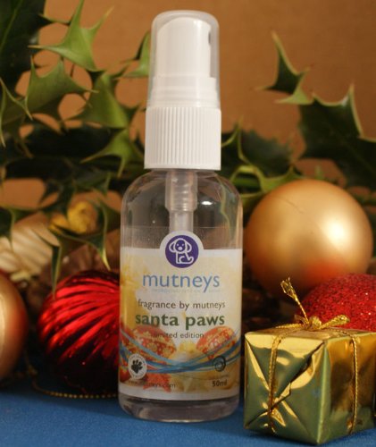 Mutneys Professional Pet Care Santa Paws Christmas Dog Fragrance Spray, 50 ml