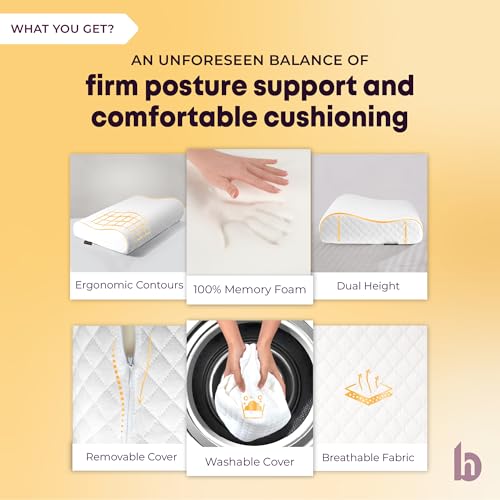 betterhood PosturePro Premium Cervical Pillow (Set of 2, Pack of 2 - Image 5