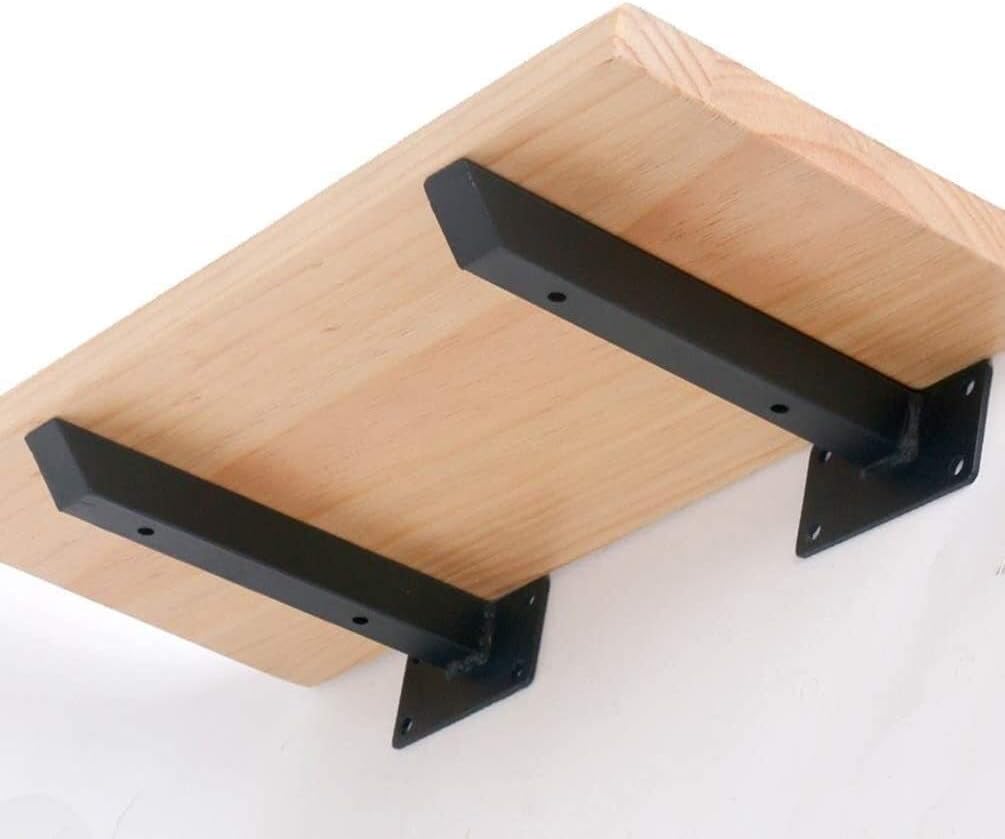 Floating Shelf Brackets 2pcs Black Floating Shelf Brackets