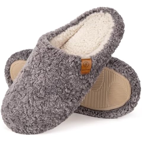 EverFoams Women's Lightweight Memory Foam Slippers Cover