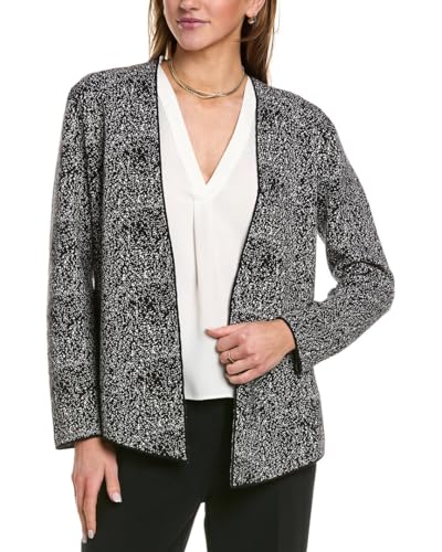 Anne Klein Women's Fitted Cardigan W/Side Slits