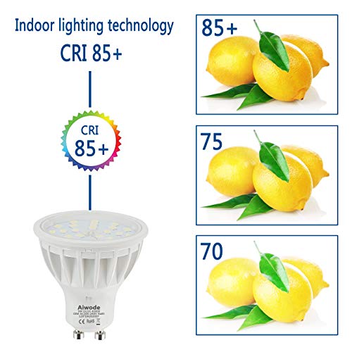 Aiwode-5W-Dimmable-GU10-LED-BulbNatural-White-4000KEquivalent-50W-Halogen-LampRa85-600LM120Beam-Angle-GU10-SpotlightPack-of-6