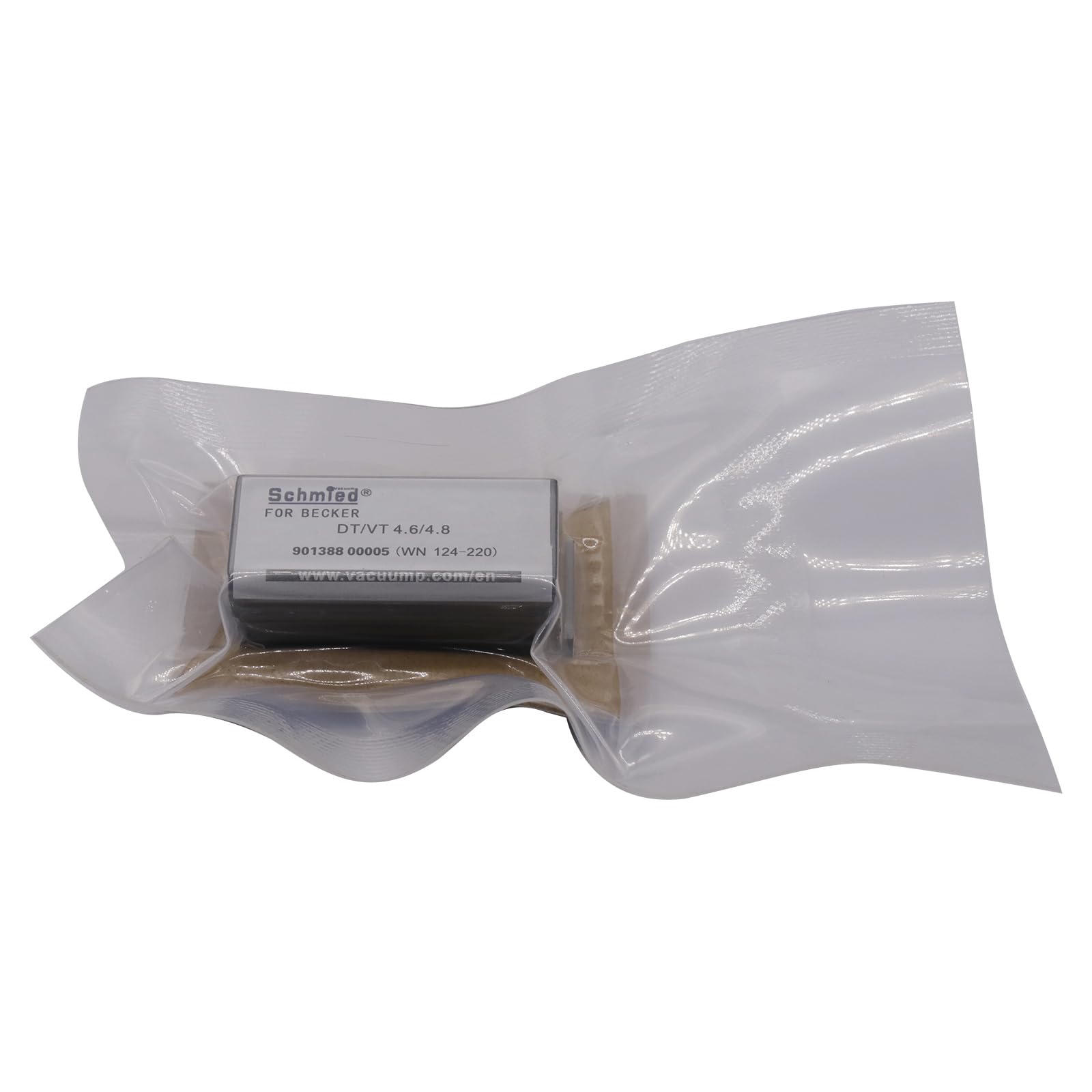 BestParts 5Pcs Carbon Vane WN124-220 90138800005 for Becker Pump DT 4.6, VT 4.6, DT 4.8, VT 4.8 41-18.5-3mm