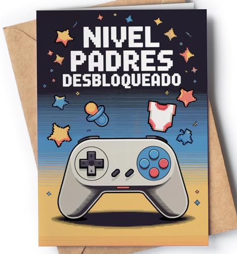 Tarjeta para nacimiento de bebe - Tarjeta para baby shower - Postal de nacimiento de bebé recién nacido - Tarjeta para niño o niña recién nacido -Felicidades a los nuevos padres - EU 110