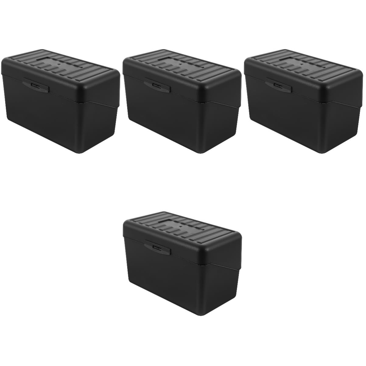 TEHAUX 4pezzi Scatola Per Biglietti Da Visita Design Elegante Portacarte Da Scrivania Con Capacità Per Ufficio e Regali Speciali Pratica e Resistente
