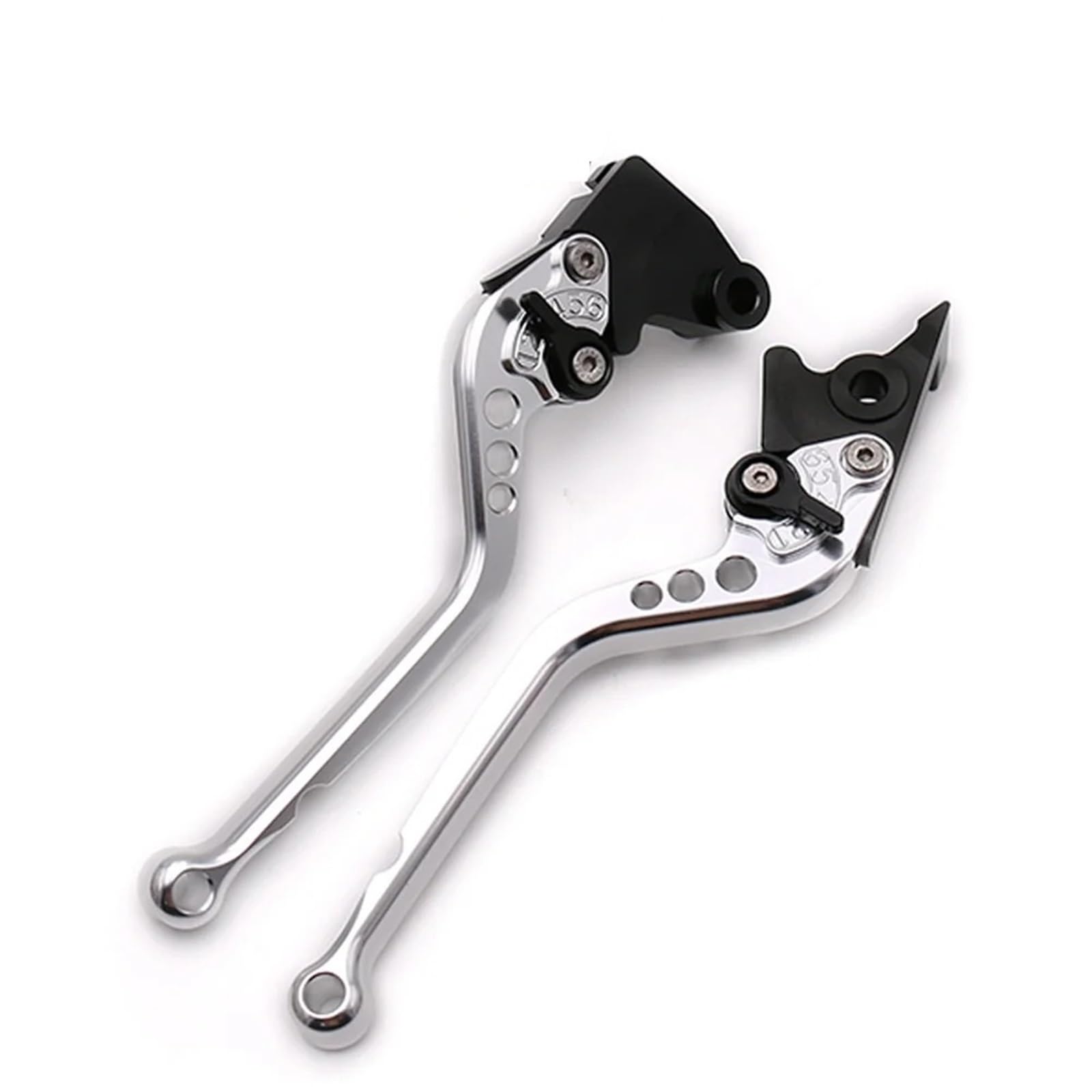 Bcumst Long Silver Brake Lever Handle For Kawasaki For Ninja400 Ninja125 Ninja250 Ninja300 For Ninja 125 250 300 400 250R 300R Ex250 Long/Short Brake Clutch Levers