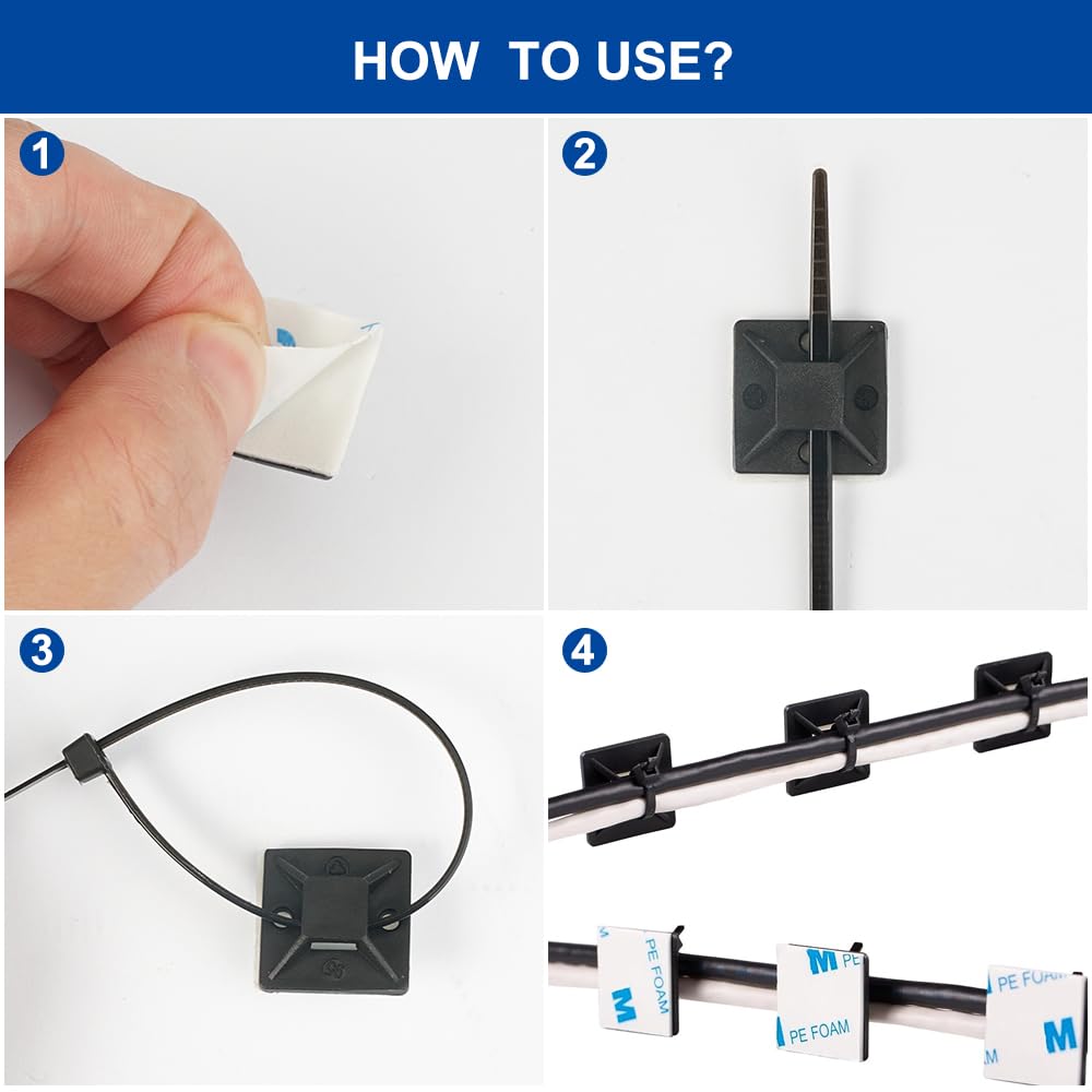 TRADEFORCE - TDM0004490001 BASETTA ADESIVA NATURALE 20X20 100PZ - Foto 8