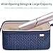 KarSyon Shark Flex Style Case for Airwrap Hair Dryer Brush Revlon Hair Tools Travel Bag Carrying Case Flat Curling Iron Organizer (Navy Blue)