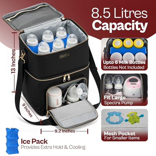 Castal Insulated Breast Pump Bag