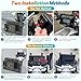 Carpuride W702B Motorcycle Carplay Screen for BMW R1200GS R1250GS S1000XR Motorcycle, 7 inch Waterproof Touchscreen, Portable Carplay/Android Auto GPS Navigation for Motorbike, Dual Bluetooth