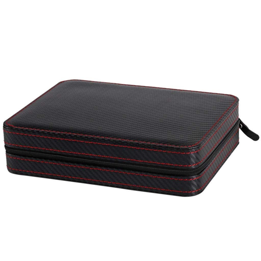 Caja de 8 Ranuras para Hombres y Mujeres, Caja de Reloj, colección de Relojes, Caja de Almacenamiento, Vitrina de joyería