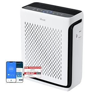 LEVOIT | HEPA Luftreiniger | Air Purifier mit Lichtsensor und waschbarem Vorfilter | Leise | CADR 243 m³/h, Wohnung bis 52 m² | entfernt 99, 97 % von Staub, Pollen, Tierhaaren & Gerüchen | Tiermodus
