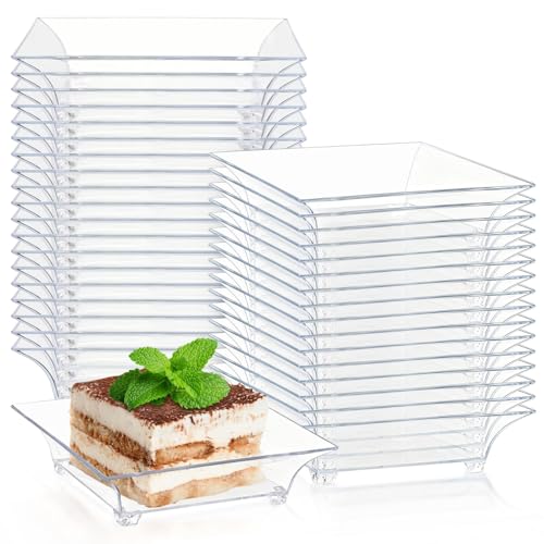 GothaBach 50 Pcs 2.4 Inch Mini Dessert Plates