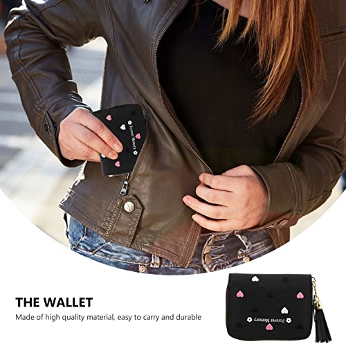 VALICLUD Wallet Coin Pouch Leather Change Pouch Leather Change Holder Zippered Change Pouch Billeteras De Mujer for Women Clutches for Women Cards Protective Cover Pu Key Chain Child4