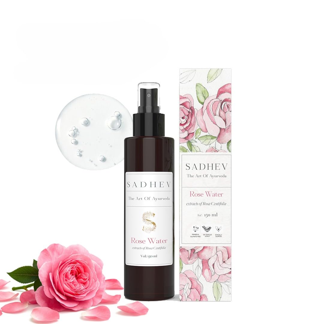 Sadhev 天然ローズウォータートナー