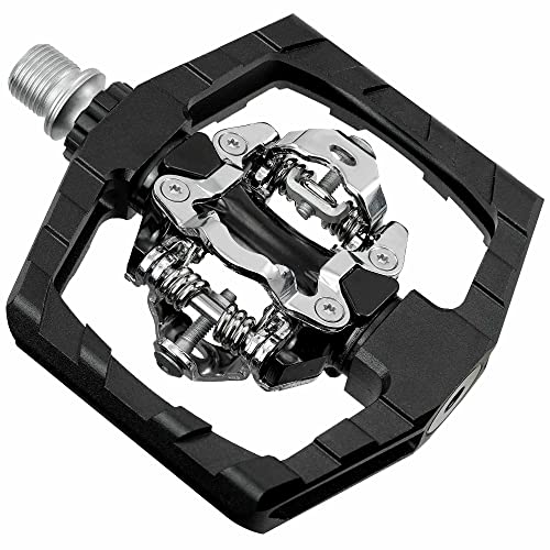 Venzo Click'r Compatible With Shimano Spd Mountain Bike Sealed Pedals With Cleats - Dual Platform Clipless Pedals For Mountain Bike - Easy Clip In & Out #TOP10
