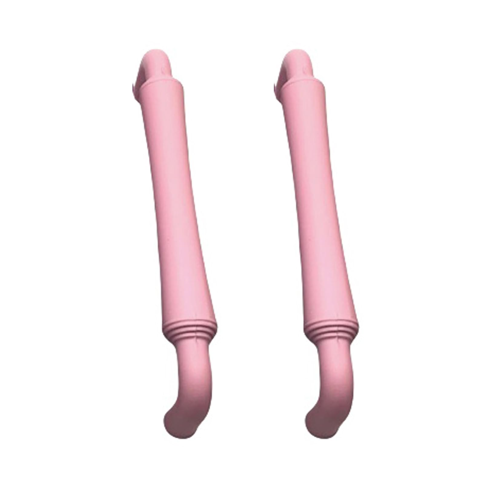 DSWZLQDXB 2 Pack Cabinet Handle zinc Alloy Kitchen Drawer Pulls Colourful Bathroom Wardrobe Door Knobs Dresser Cupboard Levers Hole Distance 128mm (Pink)