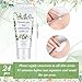 Dansib 24 Pcs Mini Sunscreen Bulk for Summer Wedding Party Spf 30 Water Resistant Sunscreen Lotion Bulk 1oz Travel Size for Thank You Gifts Wedding Party Supplies(White Cream,Eucalyptus)