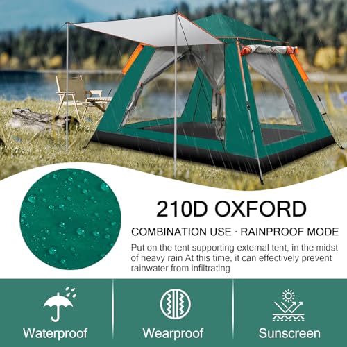 Carpa instantánea para camping con hamaca 3-4 personas miniatura 5