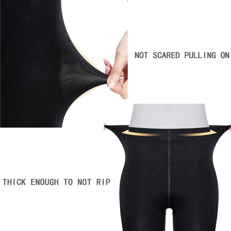 Image of DIPUG Ballet Tights for Girls - Thick Soft Footed Dance Tights for Toddlers and Kids