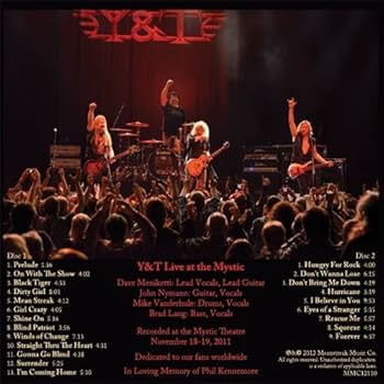 Y&T /LIVE AT THE MYSTIC/ライヴ・アット・ザ・ミスティック Amazon.co.jp: Live At the Mystic : Y&T: デジタルミュージック