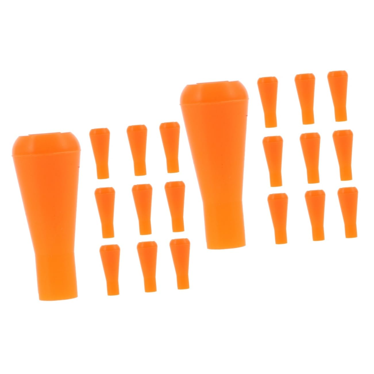 Toddmomy 30pcs Soft Rubber Arrowheads for Archery Practice Wear-Resistant Replacement Tips for Hunting Games Backyard Safety Easy to Use Design