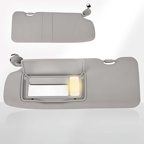 Magimaker Visera solar iluminada para el lado izquierdo del conductor con espejo de maquillaje 83280-TLA-A62 83280-TLY-H11ZB compatible con Honda