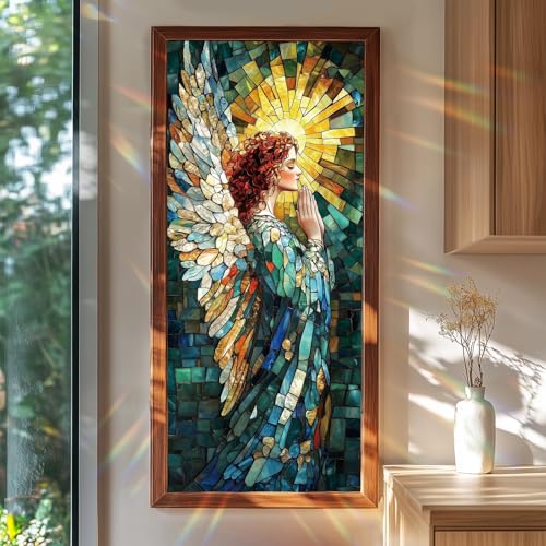 Película decorativa de privacidad para ventana 18x40 pulgadas miniatura 1
