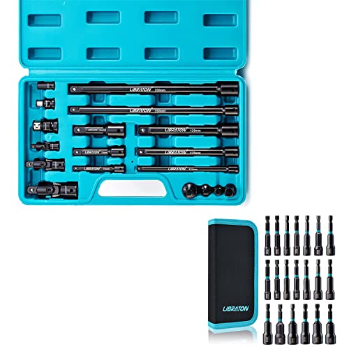 Libraton Set de 18 Extensiones y 20 Destornilladores Magnéticos miniatura 1
