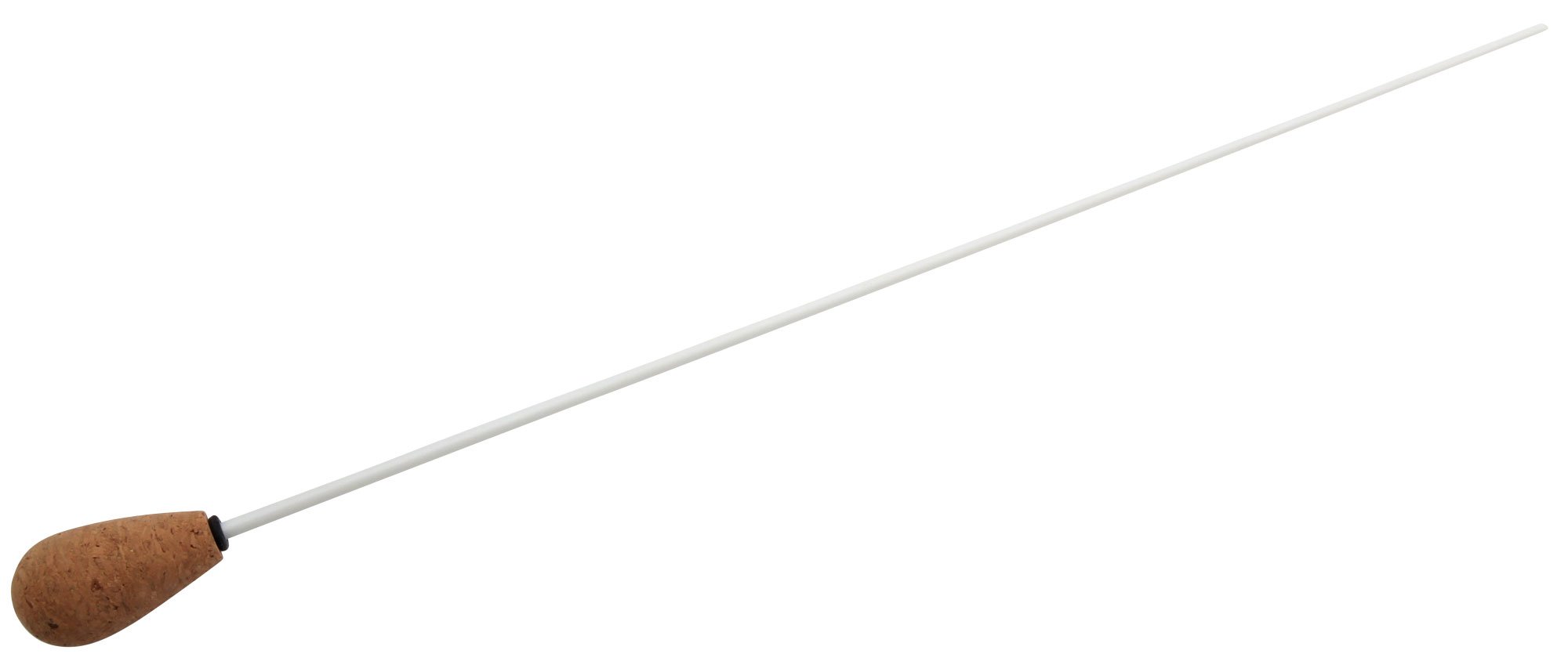 Classic Cantabile Conductor's Baton with Straight Cork Grip and White Plastic Shaft 38.5 x 4.6 x 2.5 cm