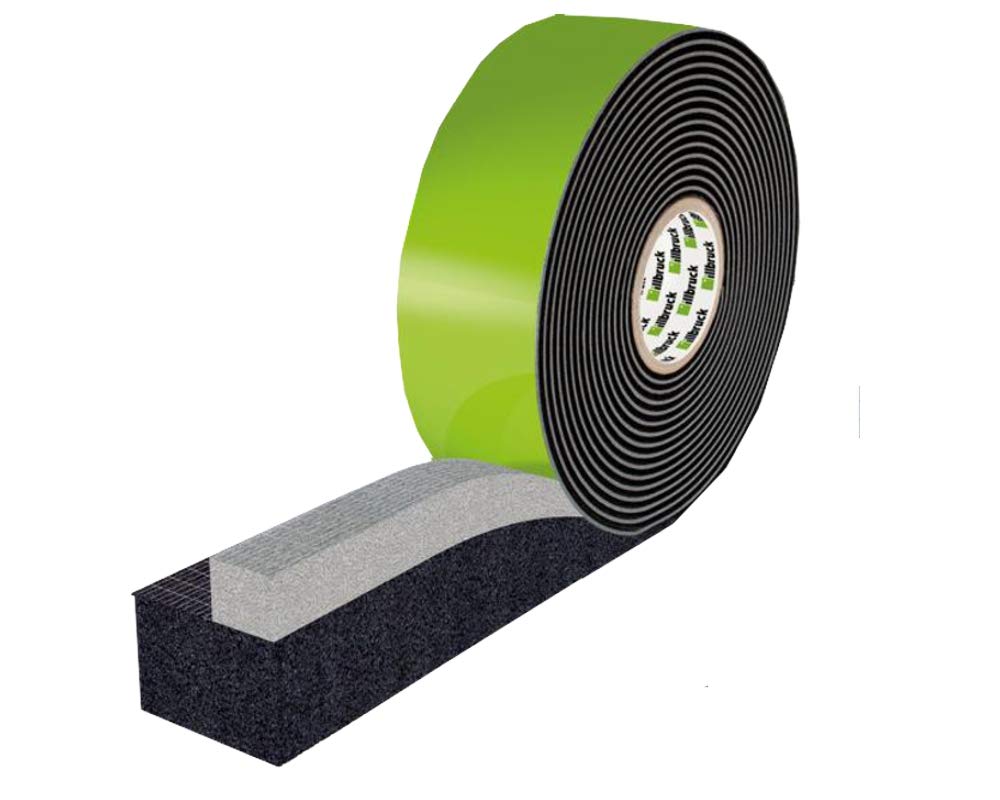 illbruck TP652 Illmod Trioplex+ 66/XS - Cinta aislante para juntas (4 rollos de 9 m cada uno)